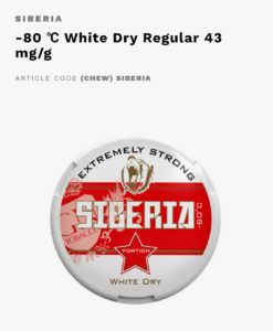 Siberia White Dry regular 43 mg 