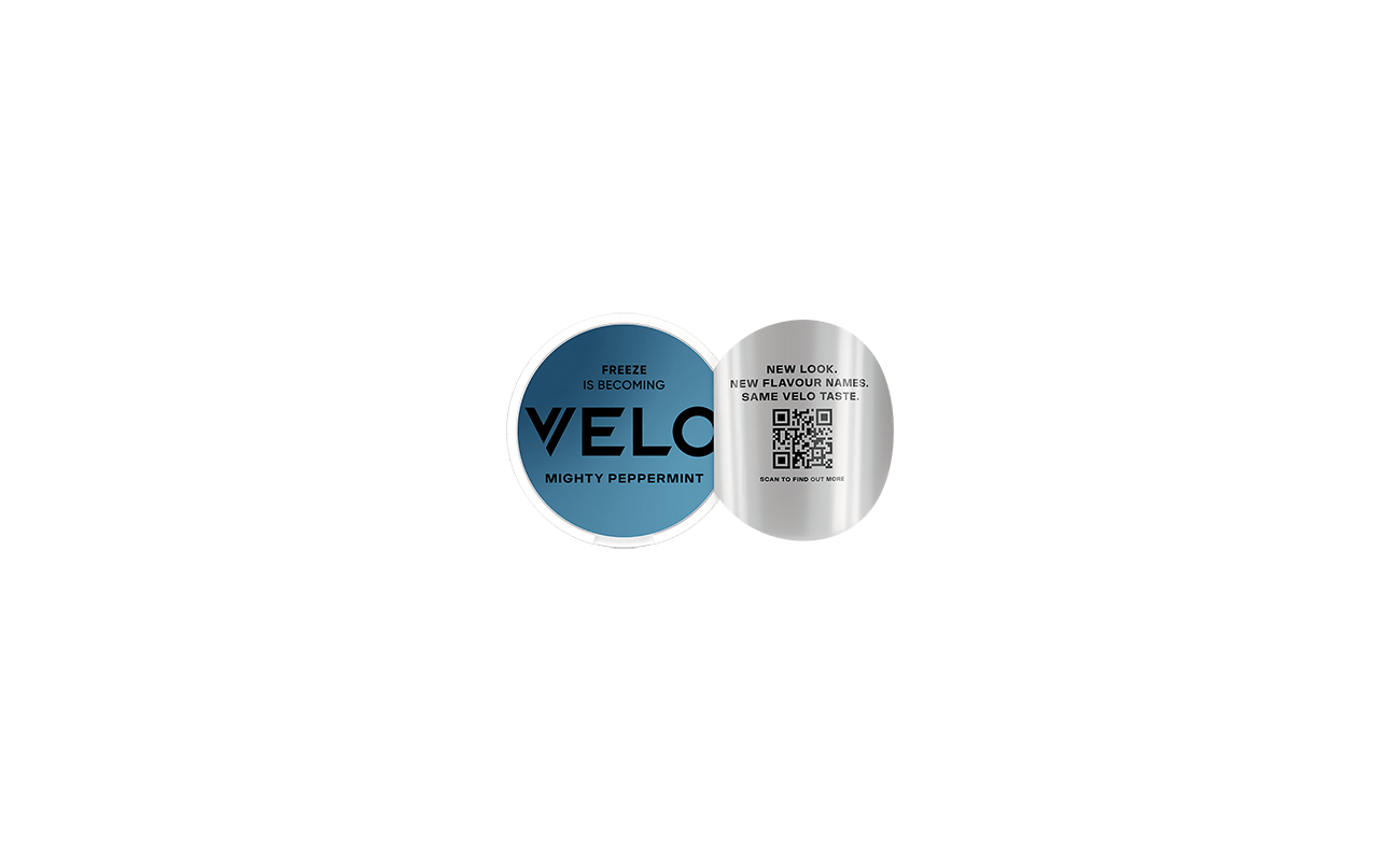 VELO Mighty Peppermint (Freeze X-Strong) Slim Nicotine Pouches