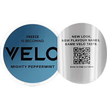 VELO Mighty Peppermint (Freeze X-Strong) Slim Nicotine Pouches