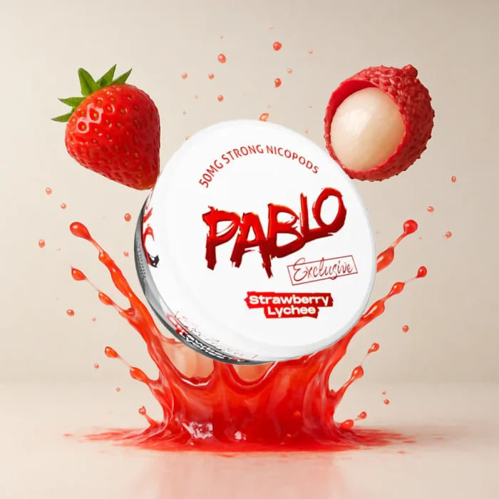 Pablo Strawberry Lychee – 50MG