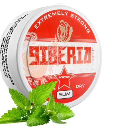 Siberia -80°C White Dry Slim | Ultra Güçlü Nane Aromalı Nikotin Poşeti