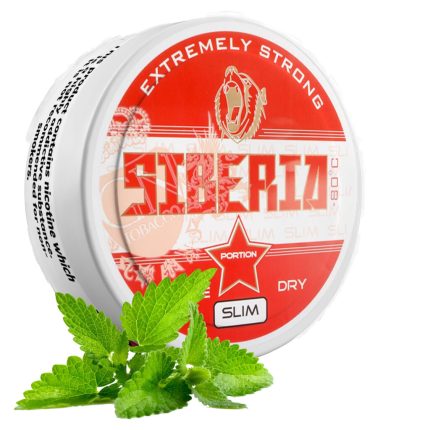 Siberia -80°C White Dry Slim | Ultra Güçlü Nane Aromalı Nikotin Poşeti