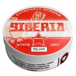 Siberia -80 °C White Dry Slim – Ultra Güçlü Nane Aromalı Nikotin Poşeti