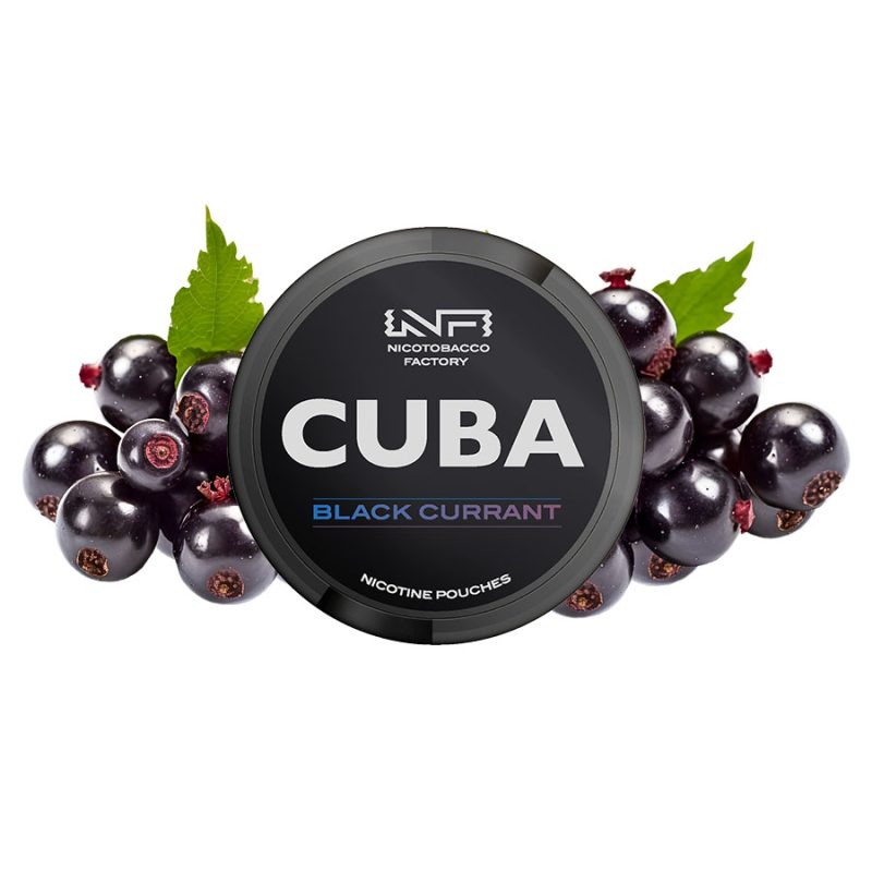 CUBA Black Currant (43 mg/g) - Aşırı Güçlü Frenk Üzümü Nikotin Poşeti