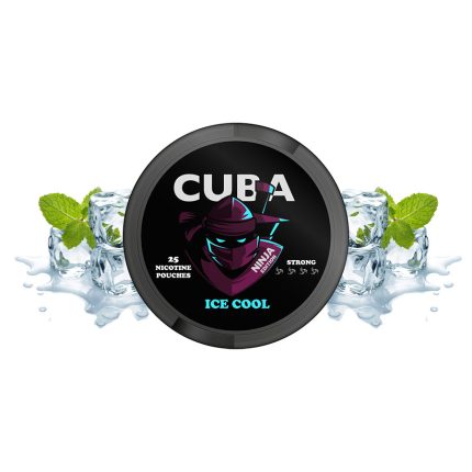 CUBA Ninja Ice Cool - Ekstra Güçlü Tütünsüz Buz Nane Nikotin Poşeti