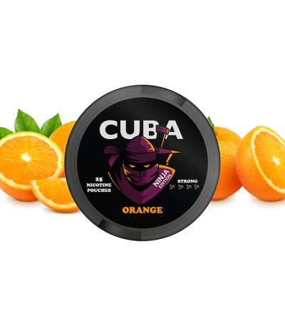 CUBA Ninja Orange Nikotin Poşeti: Yoğun Portakal Tadı ve Güçlü Nikotin Deneyimi.