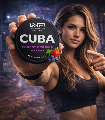 Cuba Black Forest Berries, Snusgo güvencesiyle Türkiye stoklarında.