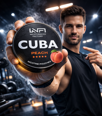 Cuba Black Peach | 66 mg Nicotine Pouches | Snusgo Türkiye 🍑