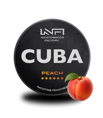 Cuba Black Peach | 66 mg Nicotine Pouches | Snusgo Türkiye 🍑