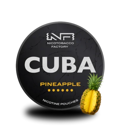 Cuba Black Pineapple | 66 mg Nicotine Pouches | Snusgo Türkiye