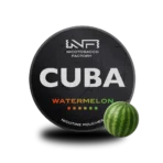 CUBA Watermelon Strong 🍉, ferahlatıcı karpuz aromasını en yüksek nikotin seviyesiyle birleştiren tütünsüz bir üründür.
