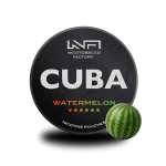 CUBA Watermelon Strong 🍉, ferahlatıcı karpuz aromasını en yüksek nikotin seviyesiyle birleştiren tütünsüz bir üründür.