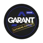 Snusgo.com'da 27 adet avantajlı paketiyle sunulan, 50 mg/g nikotin gücündeki üzüm aromalı Extreme Grape Nicotine Pouches