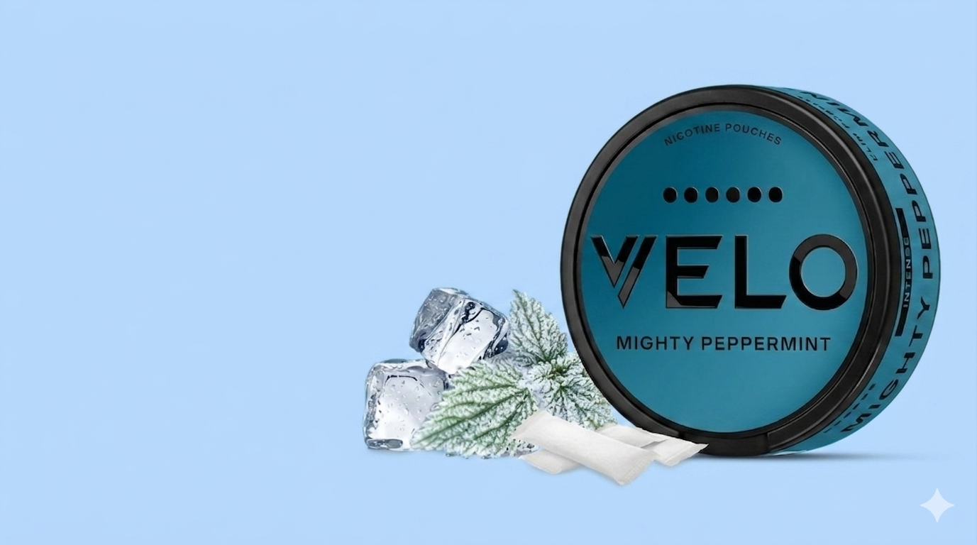 Velo Mighty Peppermint Tütünsüz Nikotin Poşeti - Yoğun Nane Aroması