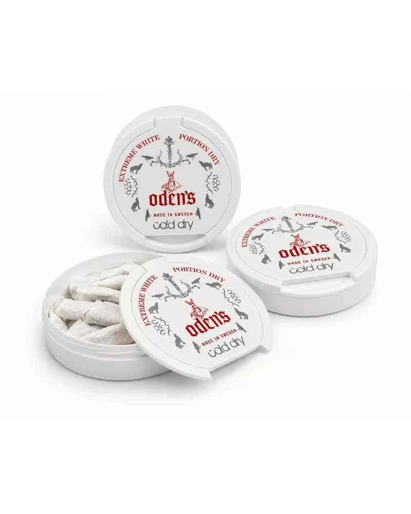 snus-odens-white-cold-dry-extreme Oden’s Cold Extreme White Dry 16g - Görsel 1
