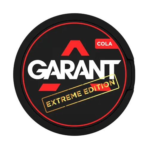 Garant Extreme Cola 50 MG, kola aromalı bir Nikotin Poşeti ürünüdür. Garant Extreme Cola 50 MG, kola aromalı bir Nikotin Poşeti ürünüdür.