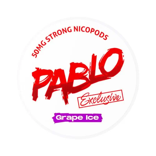 PABLO Exclusive Grape Ice 50 MG Nicotine Pouches | SnusGo