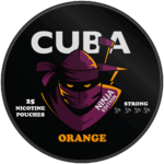 CUBA Ninja Orange Nikotin Poşeti – Güçlü Portakal Aromalı Tütünsüz Snus